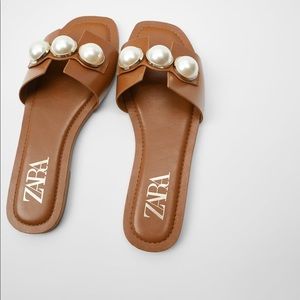 New Pearl Zara Slides